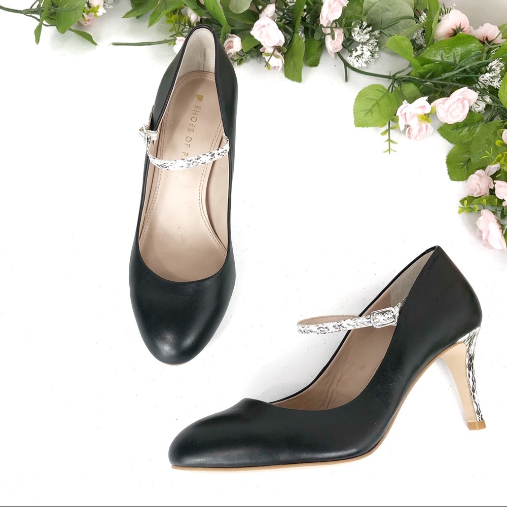 Shoes of Prey black leather high heel sz 8.5W (#5)